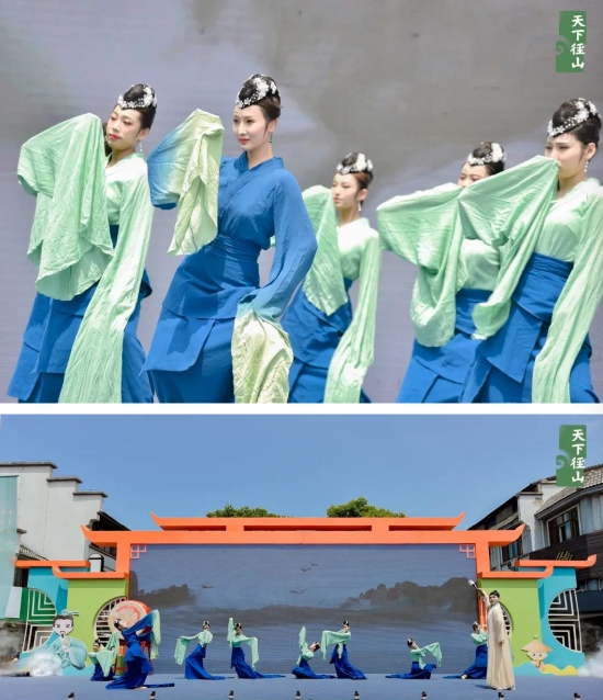 浙江少儿频道公众号发表《双香径》相关演出现场图片