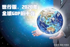 世行版2020年GDP前十强：美国第1、日本第3、印度