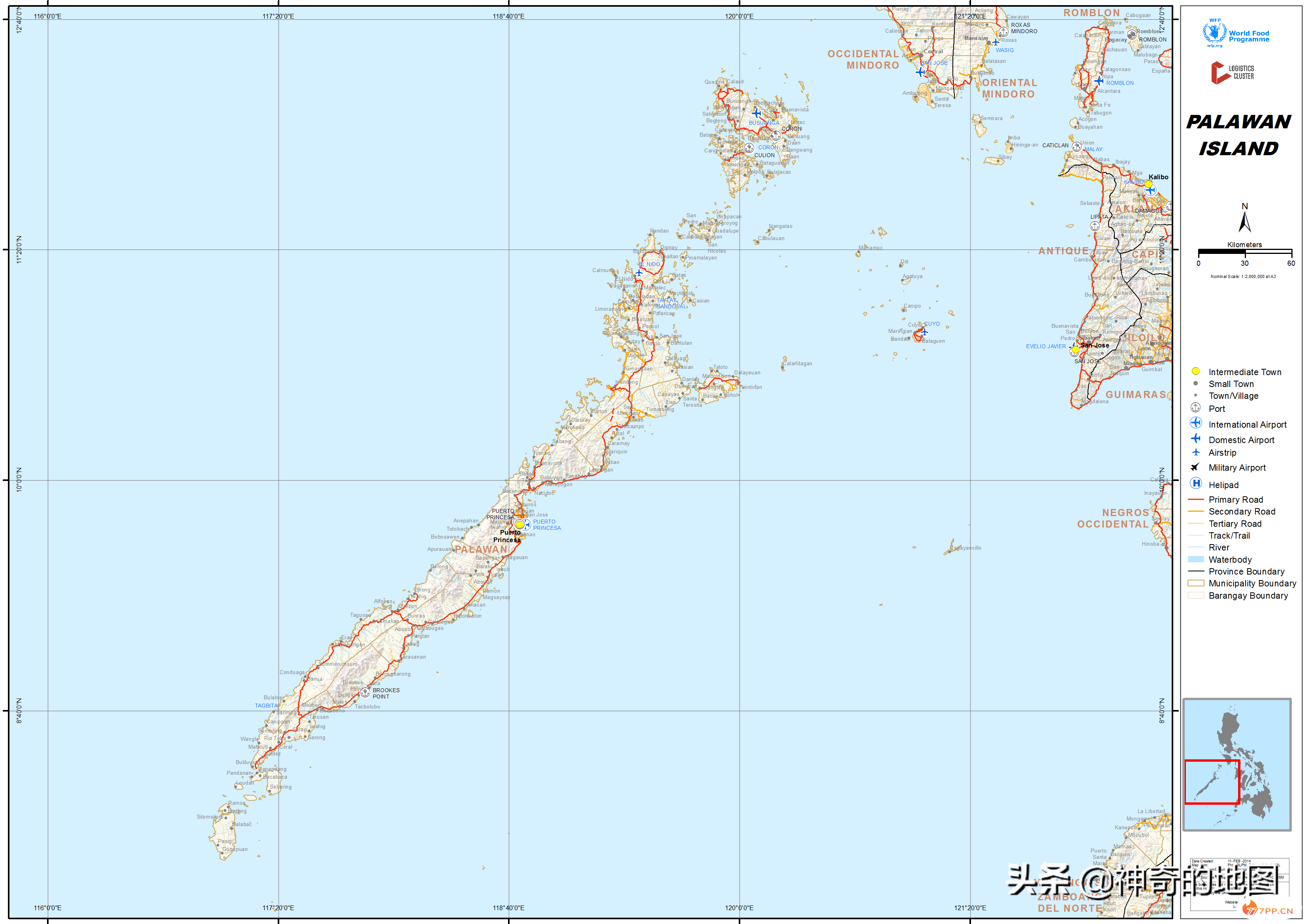 乱谈岛屿（30）巴拉望岛（Palawan）菲律宾的南海前进基地